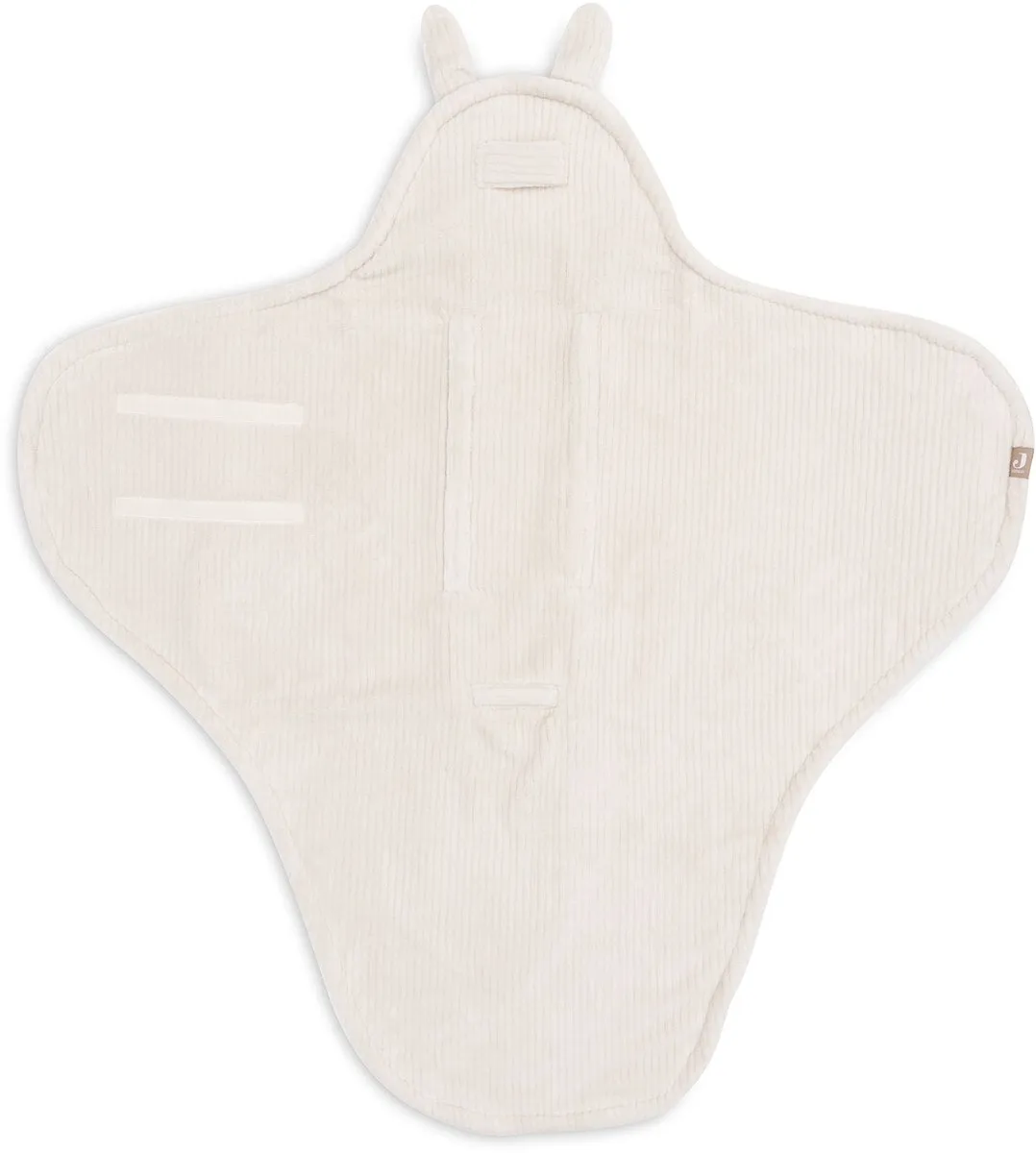 Jollein Baby Wikkeldeken Bunny Cloudy Rib 100x105cm - Oatmeal