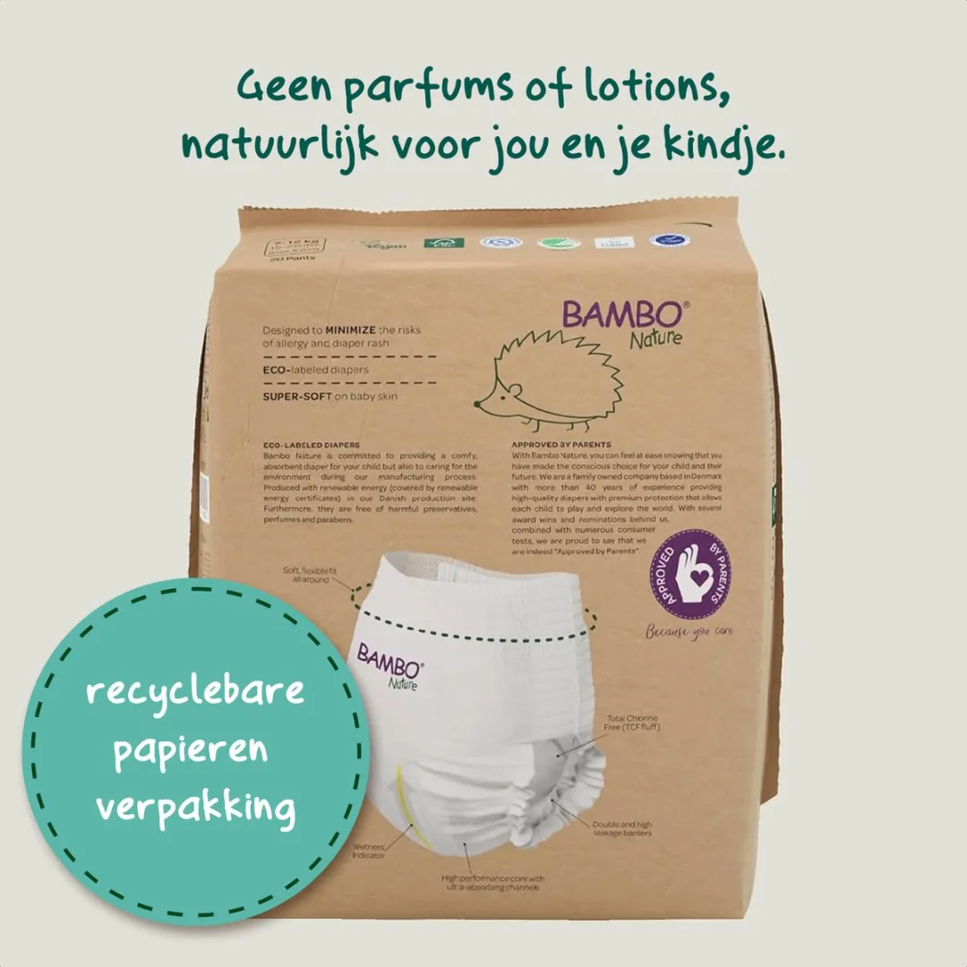 BAMBO Nature Luierbroekjes Maat 6 - 90 Stuks