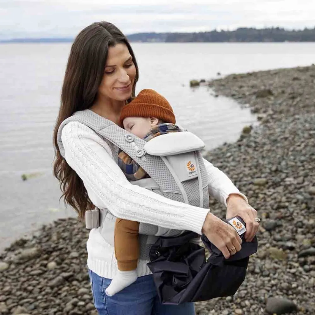 Ergobaby Rain & Wind Draagzak Hoes - Charcoal