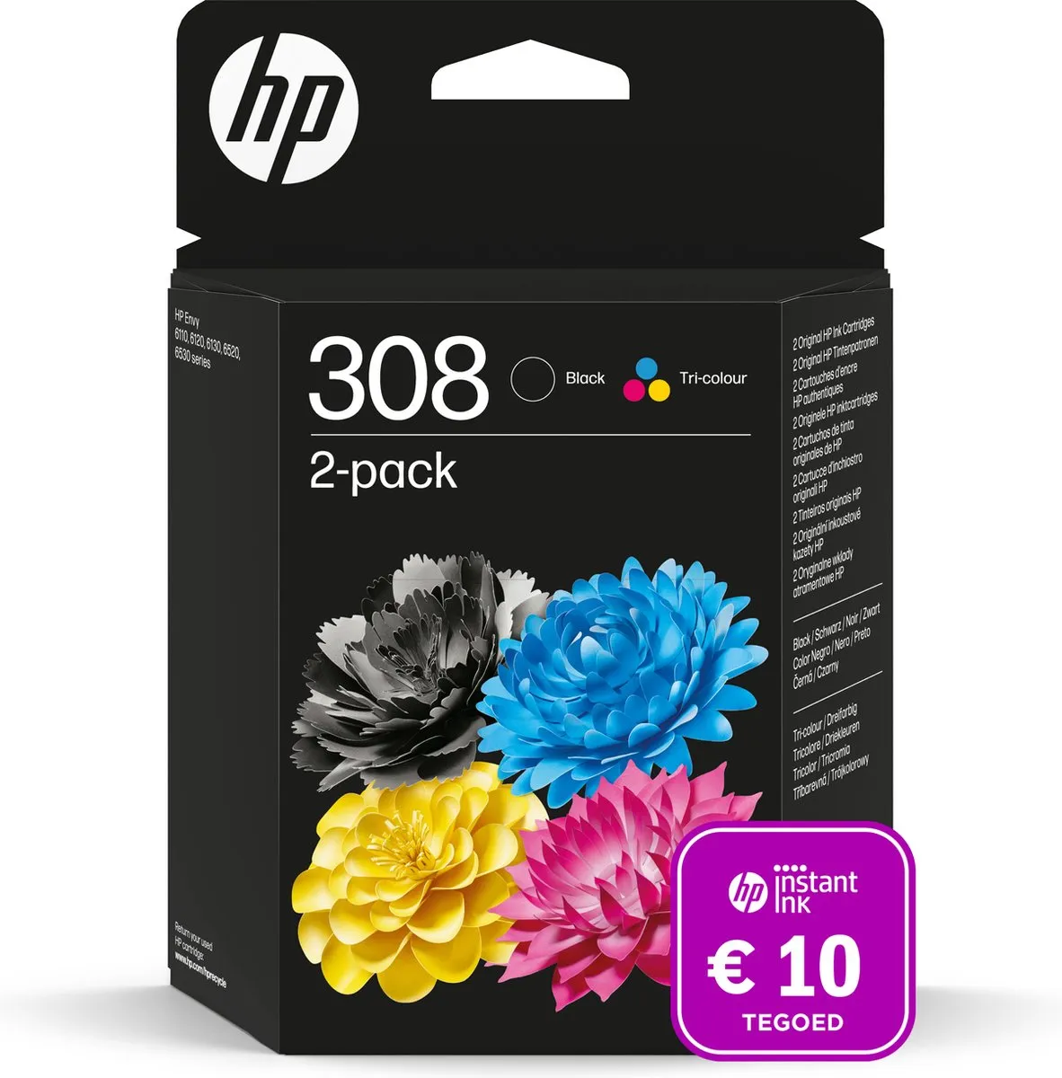 HP 308 6L6S6UEB Inktcartridge
