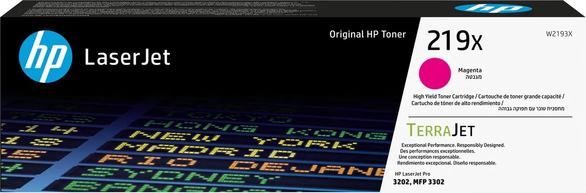 HP 219X Tonercartridge Magenta - 2500 Pagina's