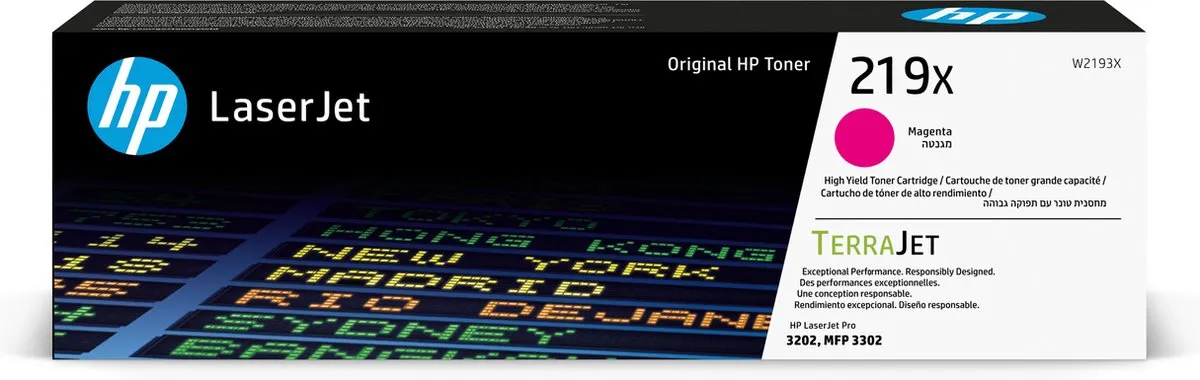 HP 219X Tonercartridge Magenta - 2500 Pagina's