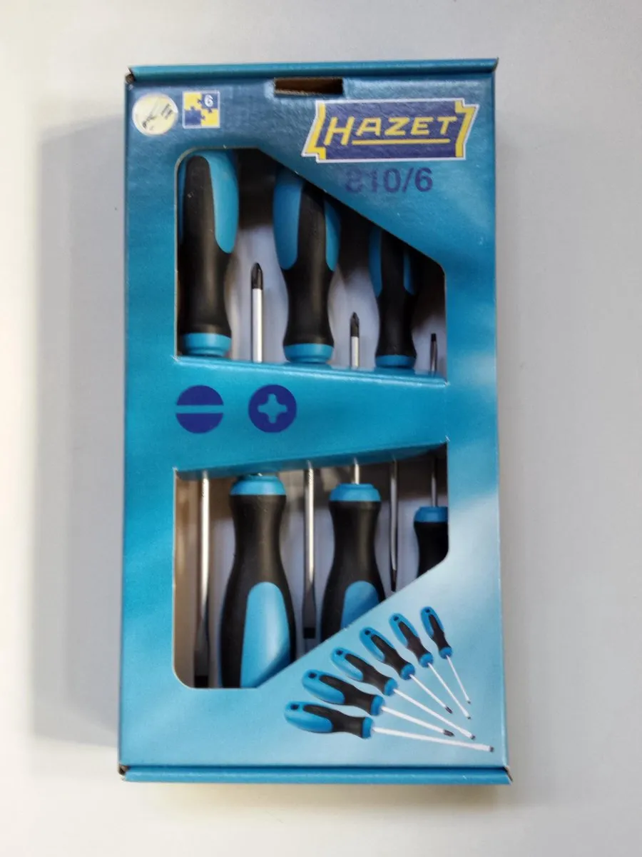 Hazet Schroevendraaierset 810/6 - 6-delig - PH 2/PH 1/SL 3/SL 6