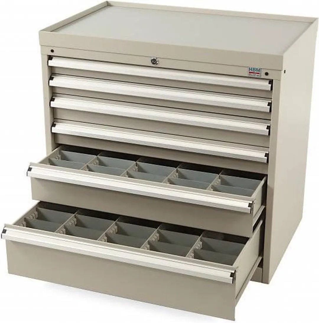 HBM 6 Laden PROFI Gereedschapskast 88x58x80cm - RAL7035