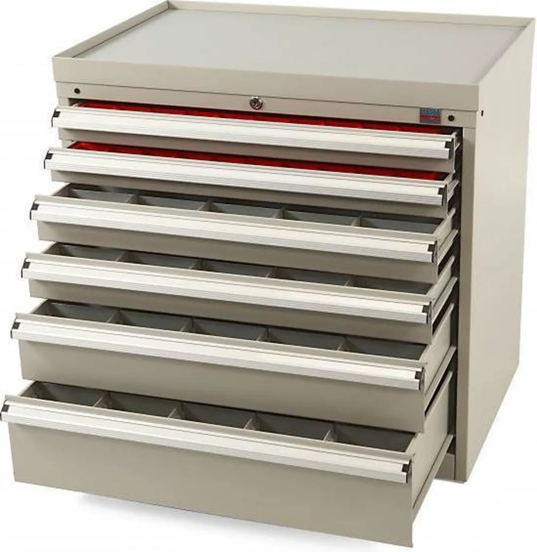 HBM 6 Laden PROFI Gereedschapskast 88x58x80cm - RAL7035