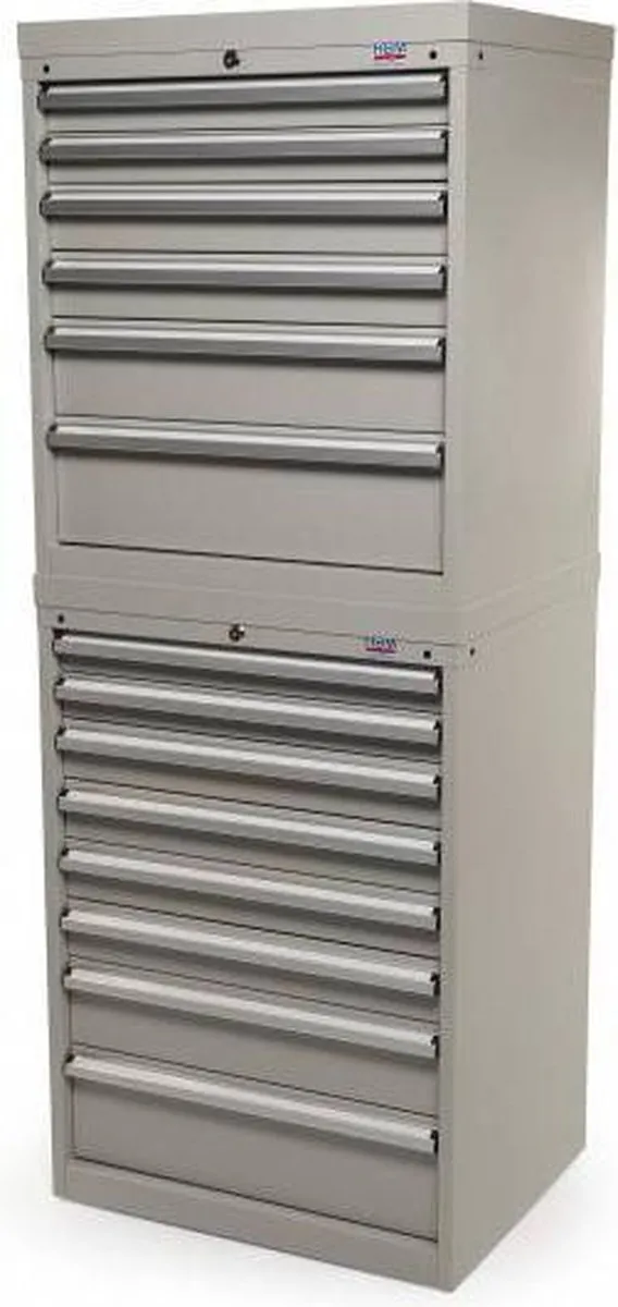 HBM 6 Laden PROFI Gereedschapskast 88x58x80cm - RAL7035