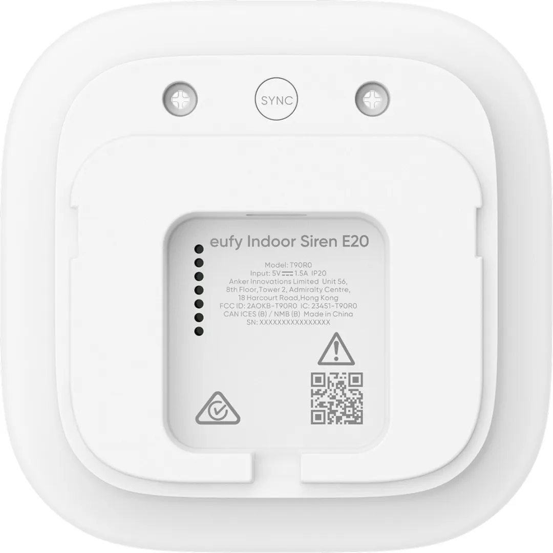 Eufy Indoor Siren E20 - 110 dB Alarm - Wit