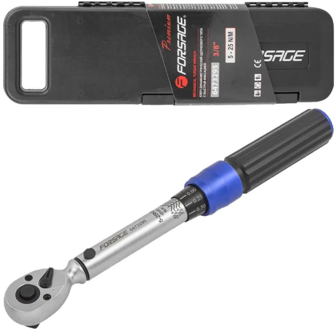 Forsage Tweezijdige Momentsleutel 3/8" 5-25Nm F-6473295