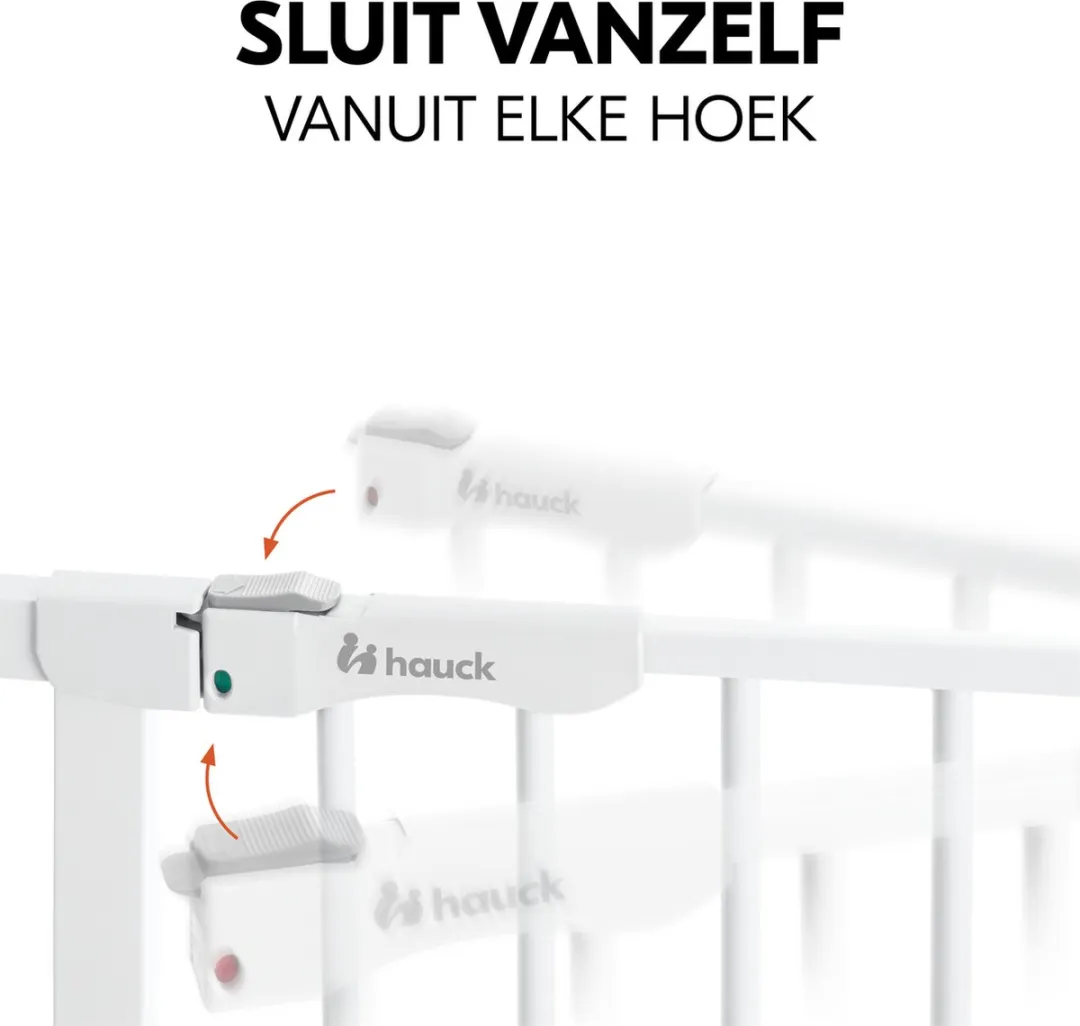 Hauck Clear Step Autoclose Traphekje 84-89cm - Wit