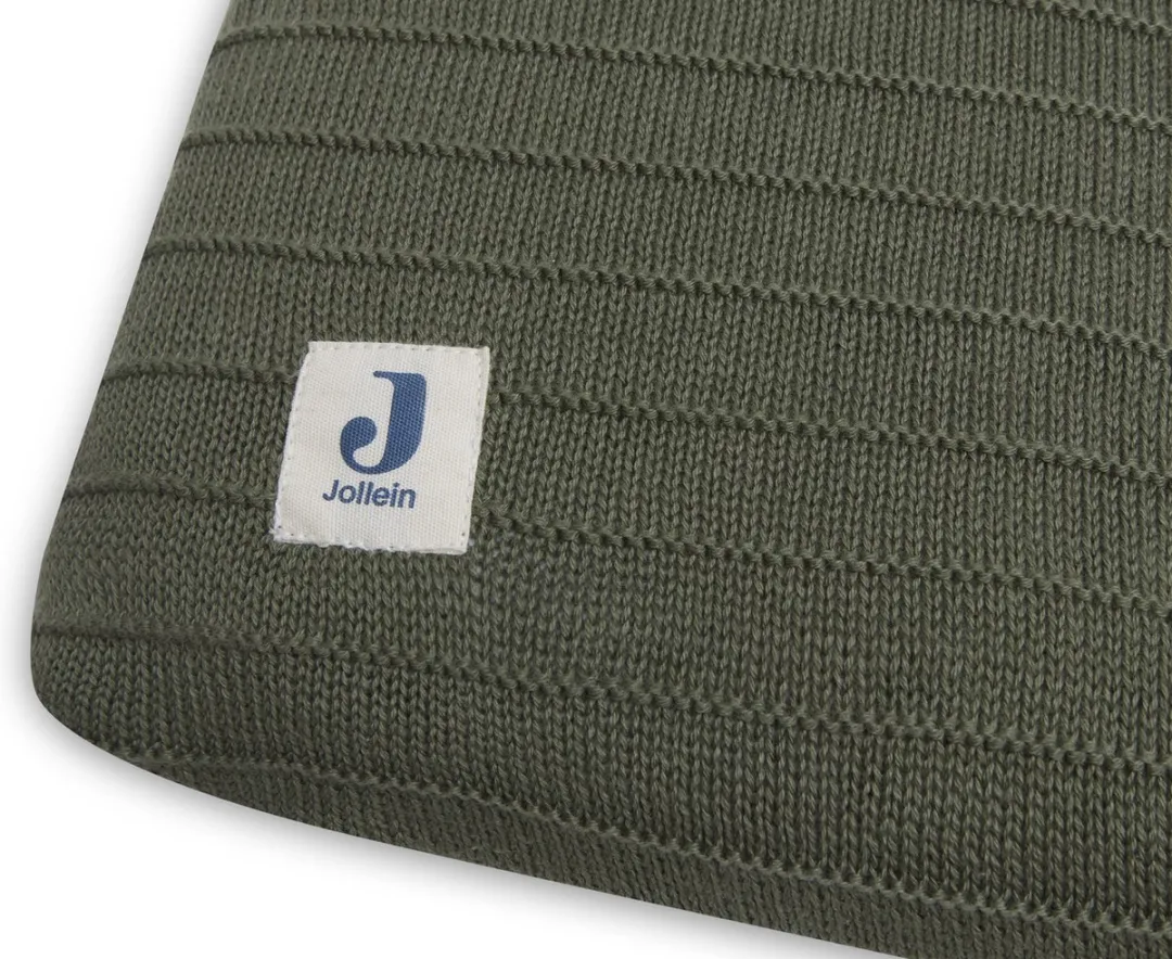 Jollein Aankleedkussenhoes 75x85cm Pure Knit - Leaf Green