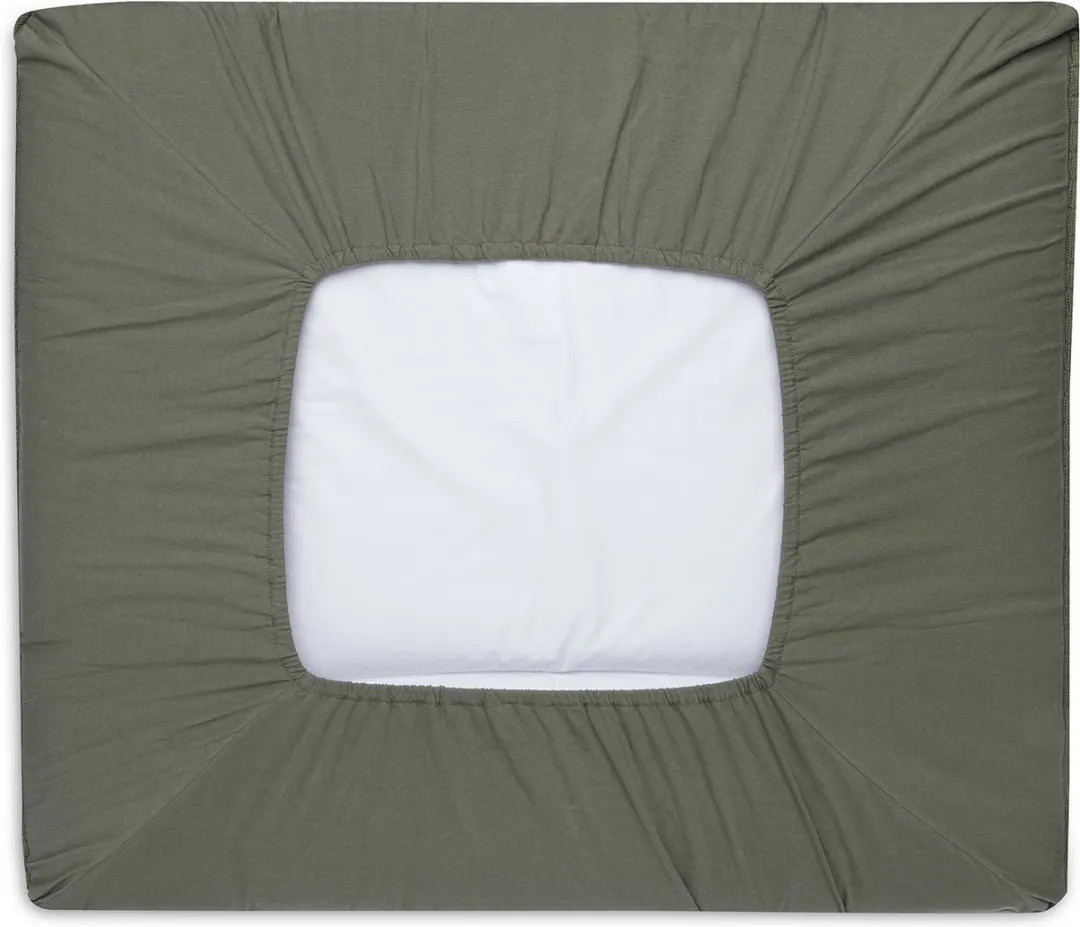 Jollein Aankleedkussenhoes 75x85cm Pure Knit - Leaf Green