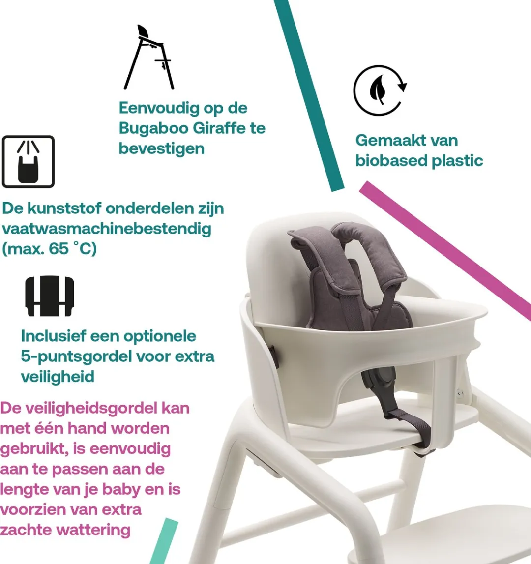 Bugaboo Giraffe Babyset - Wit