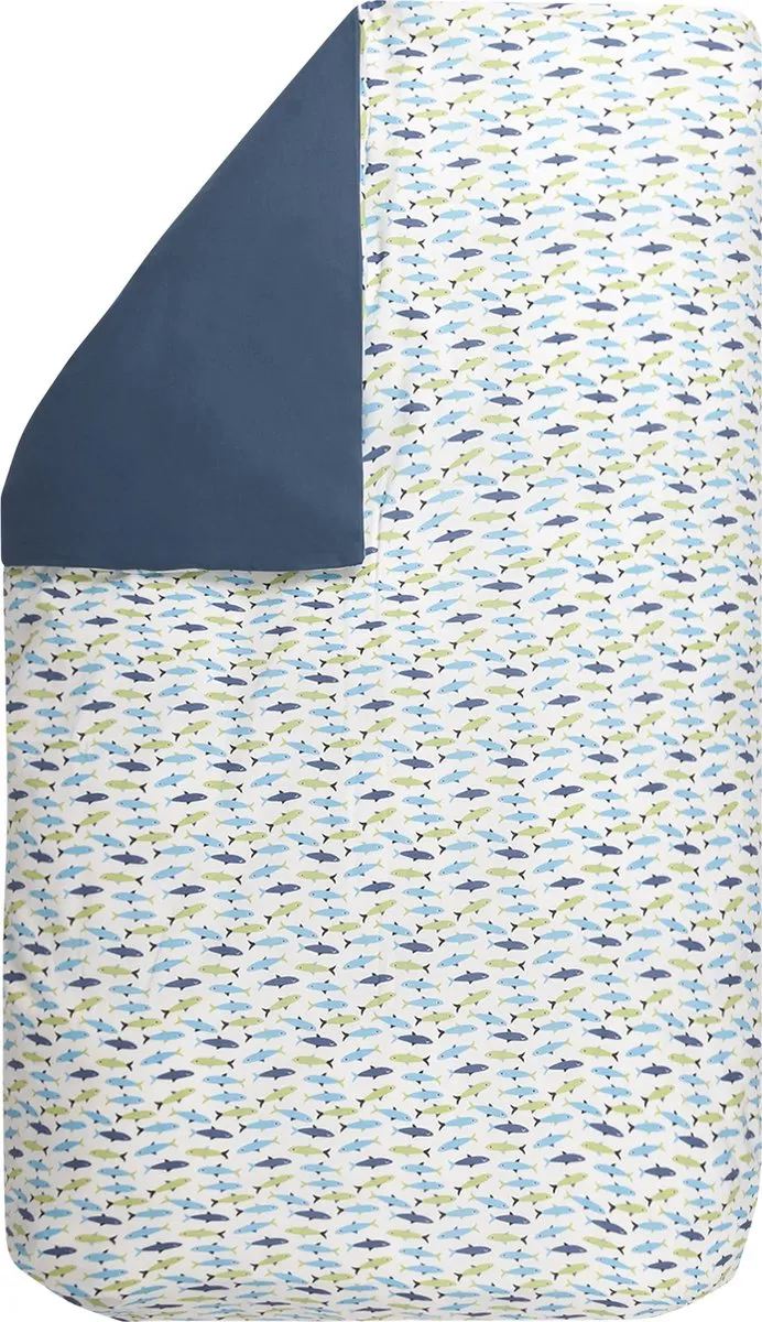 BINK Bedding Dekbedovertrek Forel Blue 100x135cm