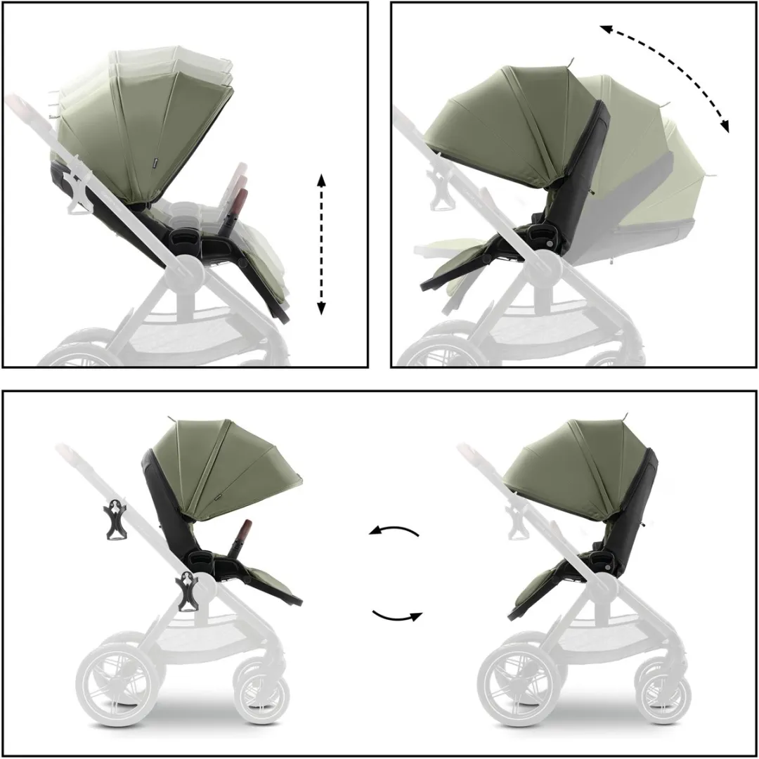 Hauck Comfort N Care Kinderwagen - All-terrain - Olive