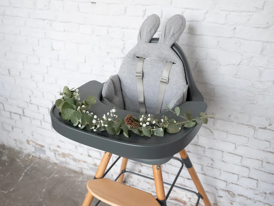 Childhome Evolu Kinderstoel Antraciet - 56x56x92cm