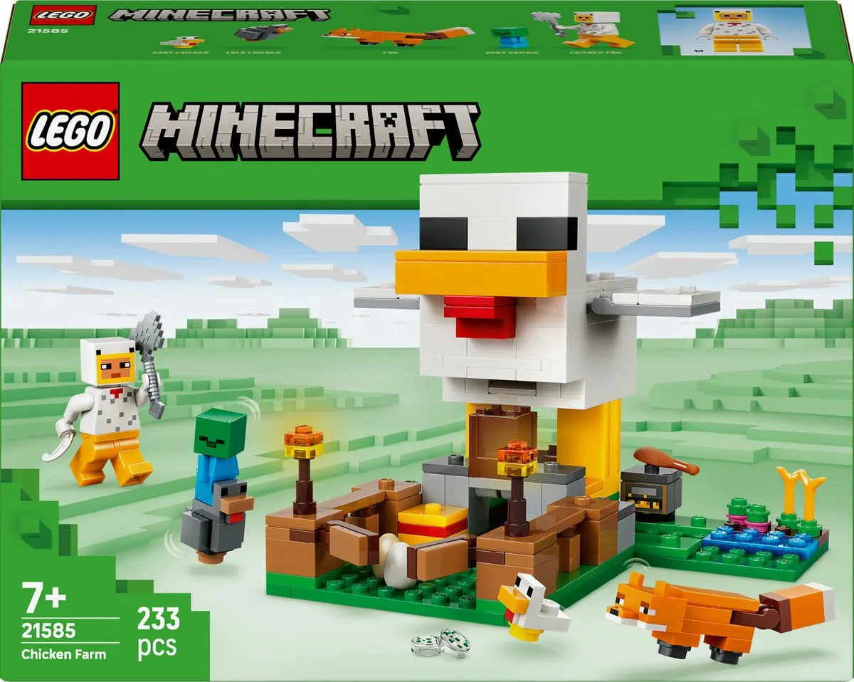 LEGO Minecraft Kippenboerderij 21585