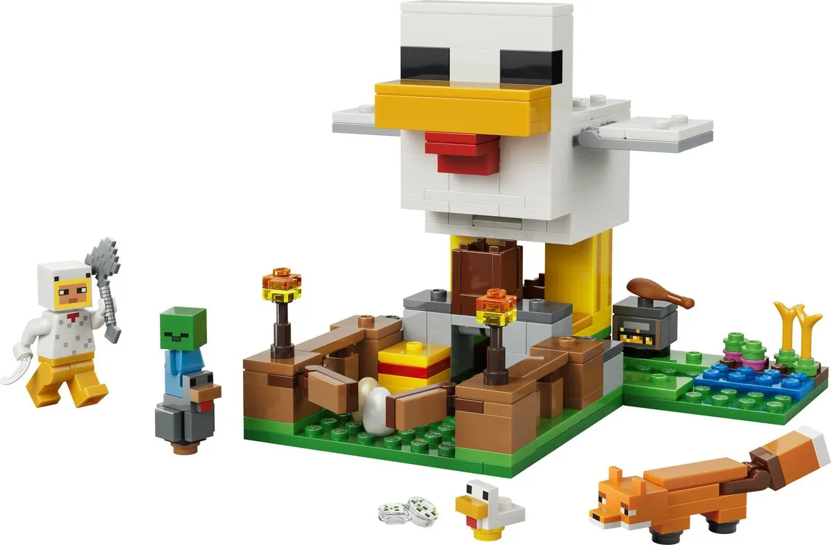 LEGO Minecraft Kippenboerderij 21585 - 233 Stukken - afbeelding 6 van 6