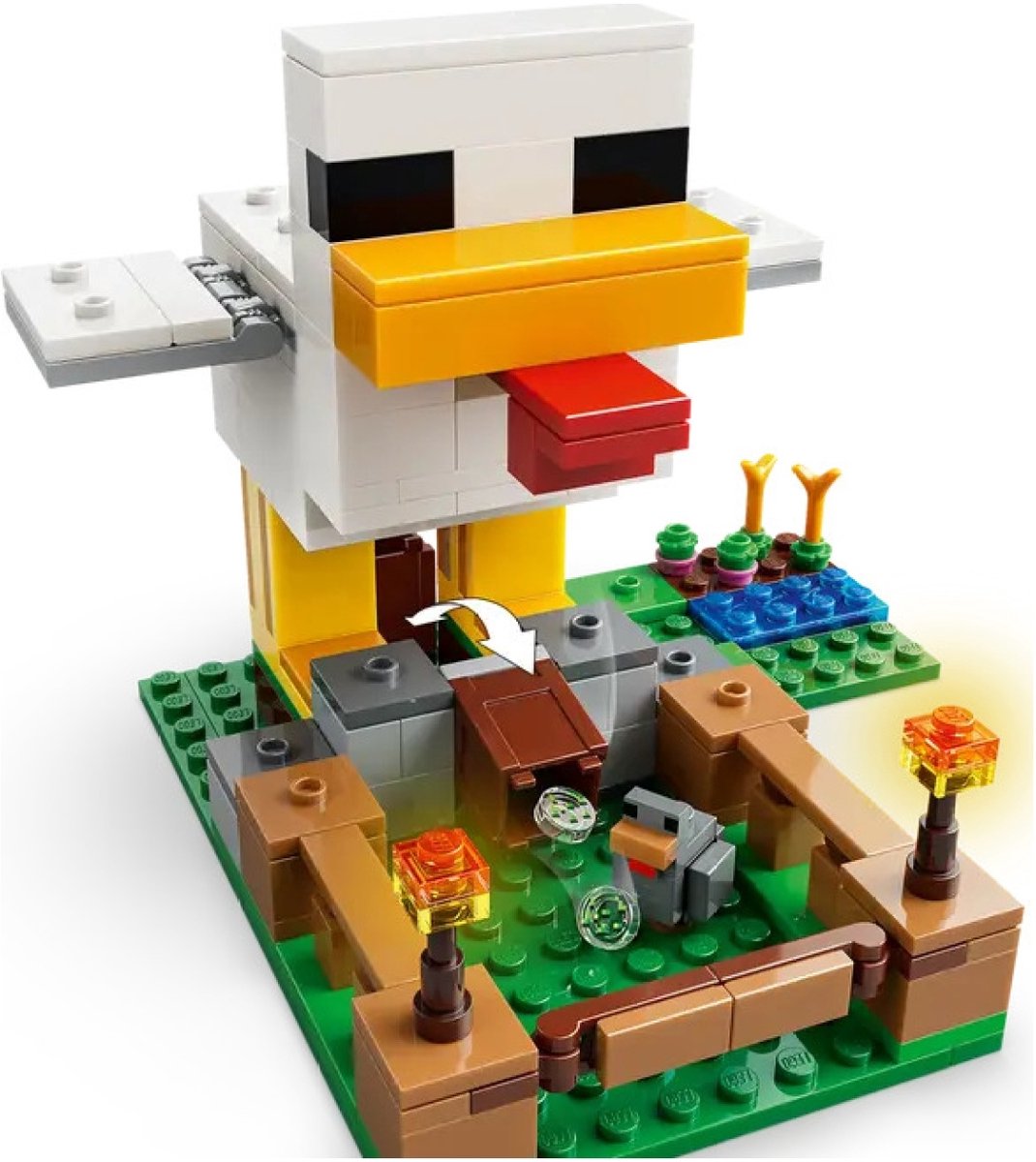 LEGO Minecraft Kippenboerderij Dieren Speelgoed voor Kinderen - 21585
