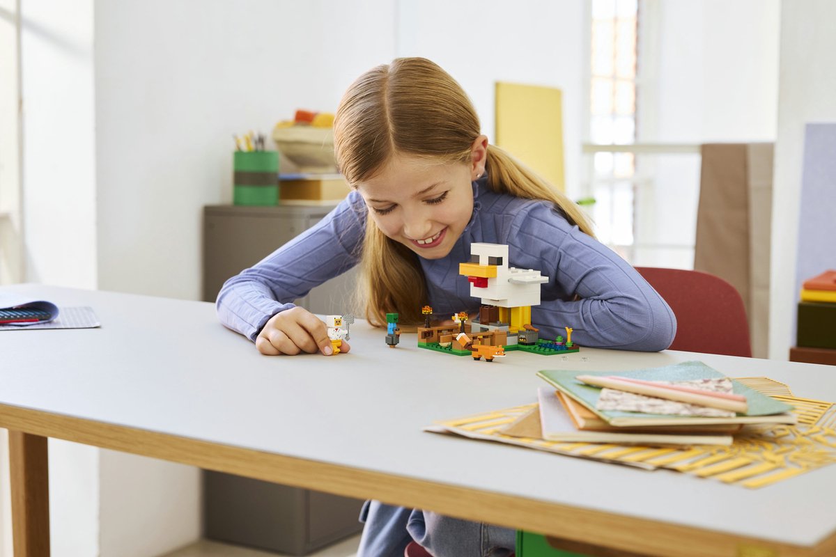 LEGO Minecraft Kippenboerderij Dieren Speelgoed voor Kinderen - 21585