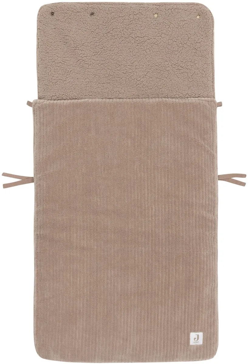 Jollein Voetenzak Cloudy Rib Miffy Jacquard - 42x82cm - Milky Coffee - afbeelding 6 van 6