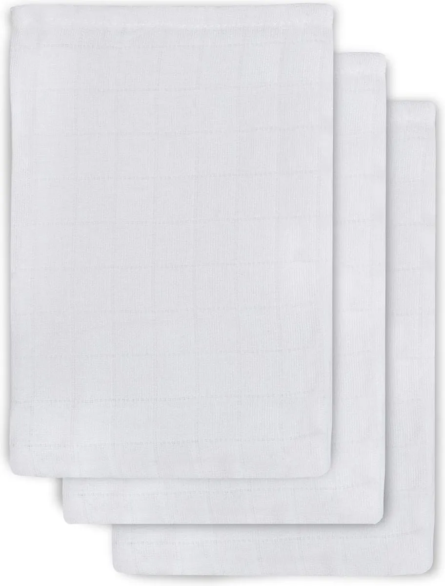 Jollein Hydrofiel Washandje Wit
