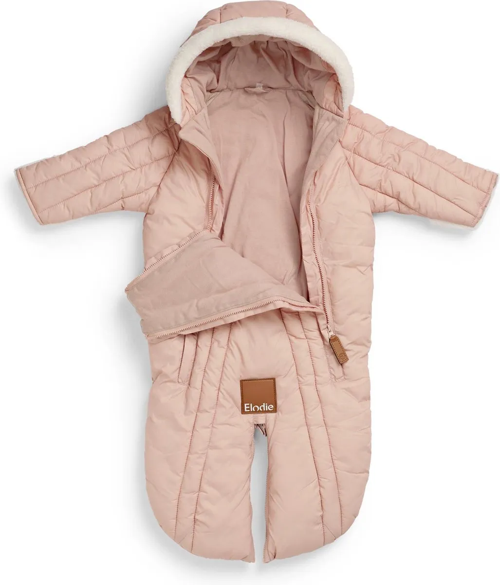 Elodie Baby Overall Skipak Voetenzak - Blushing Pink - 6/12 maanden
