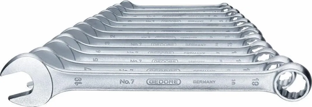 Gedore 6091530 Ring-Steeksleutelset 12-delig 6-19mm
