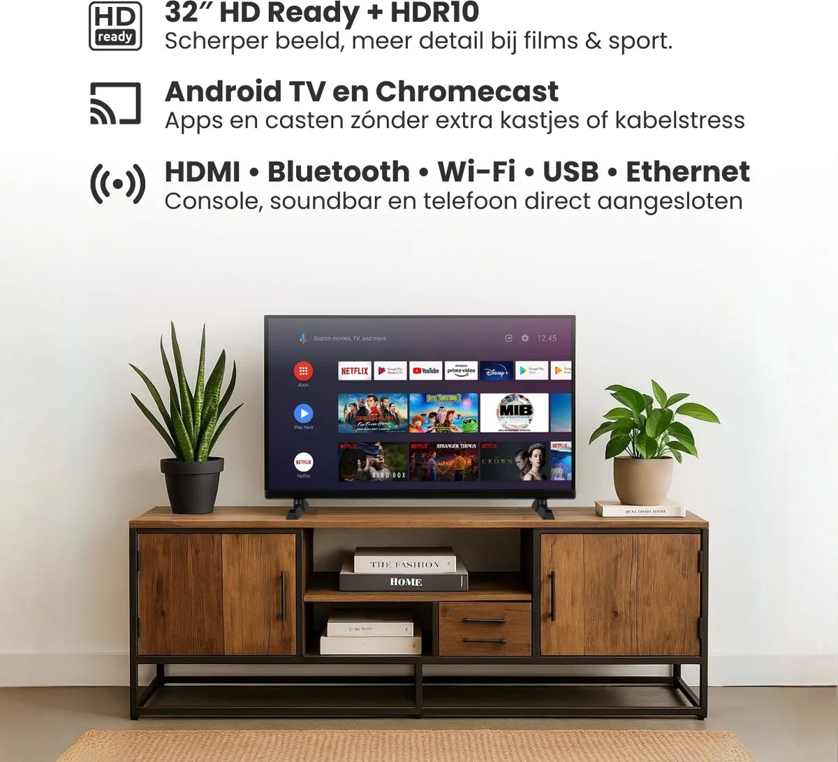 Salora SMART32TV Smart TV 32 inch - Zwart