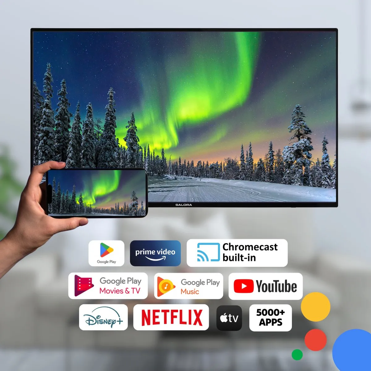 Salora SMART32TV Smart TV 32 inch - Zwart