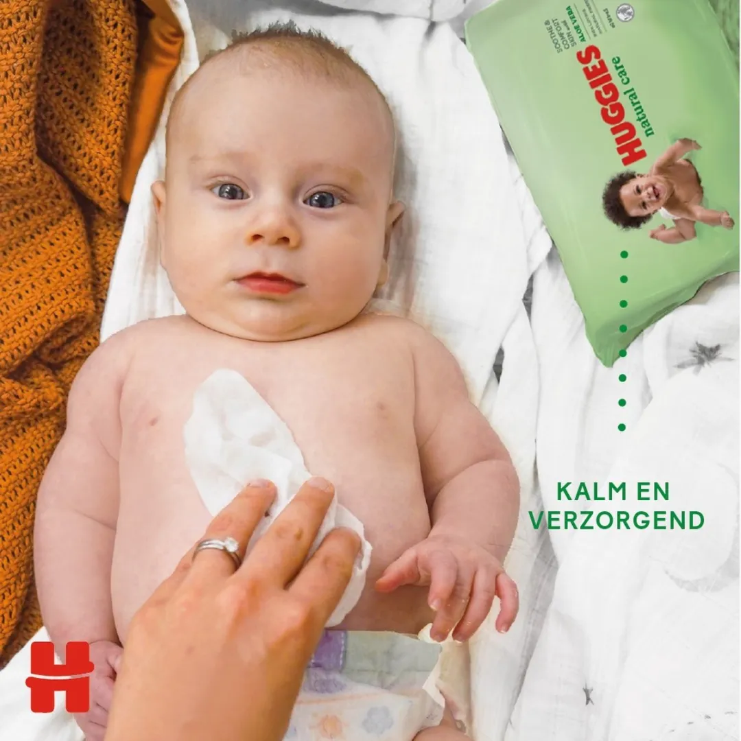 Huggies Natural Care Billendoekjes 1680 Stuks - 30x56