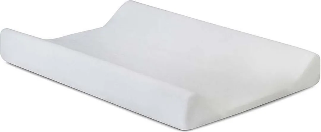 Jollein Aankleedkussenhoes Badstof 50x70cm - 2 Stuks - Wit
