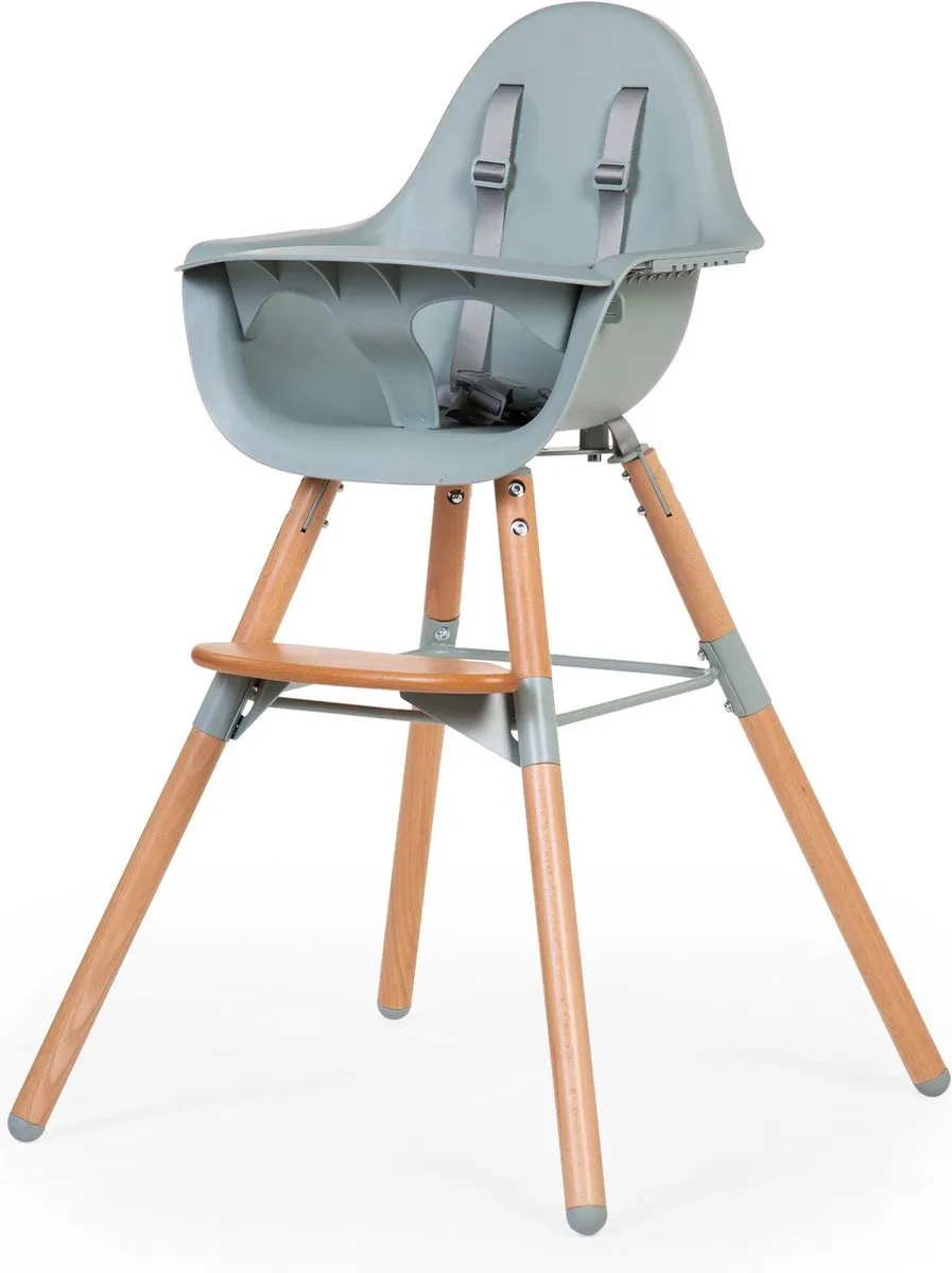 Childhome 2-in-1 Hoge Stoel Muntgroen