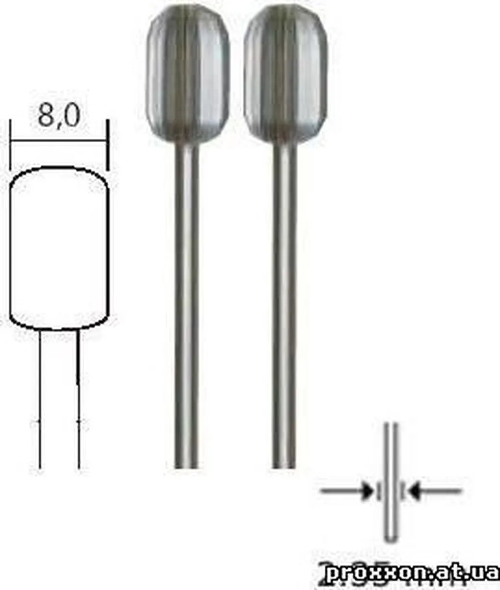 Proxxon Cilinderfrees Ø8mm
