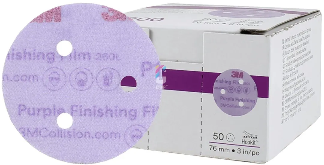 3M 51267 Purple Micro Schuurschijven 75mm P1500 - 50 Stuks