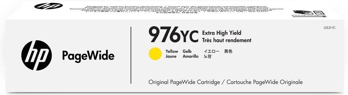 HP 976Y Inktcartridge Geel - 175.5ml