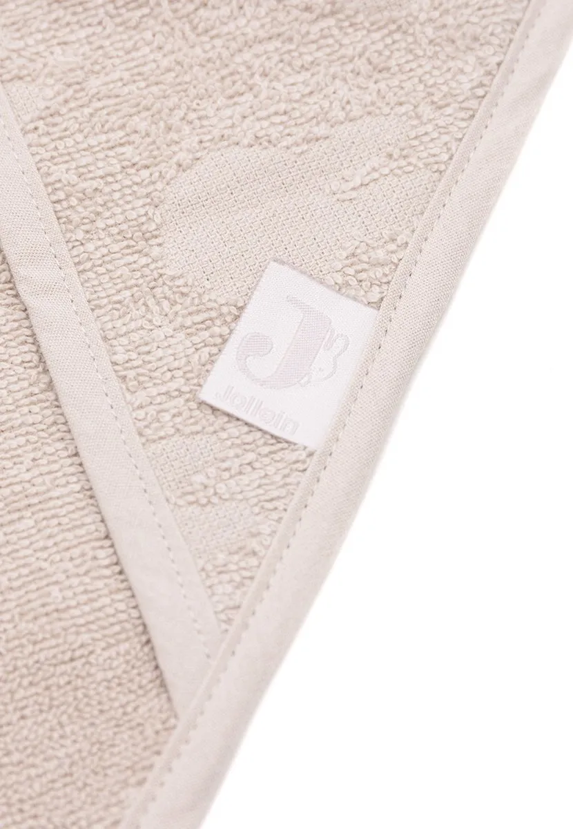 Jollein x Nijntje Badcape Badstof 75x75cm - Baby Handdoek - Nougat