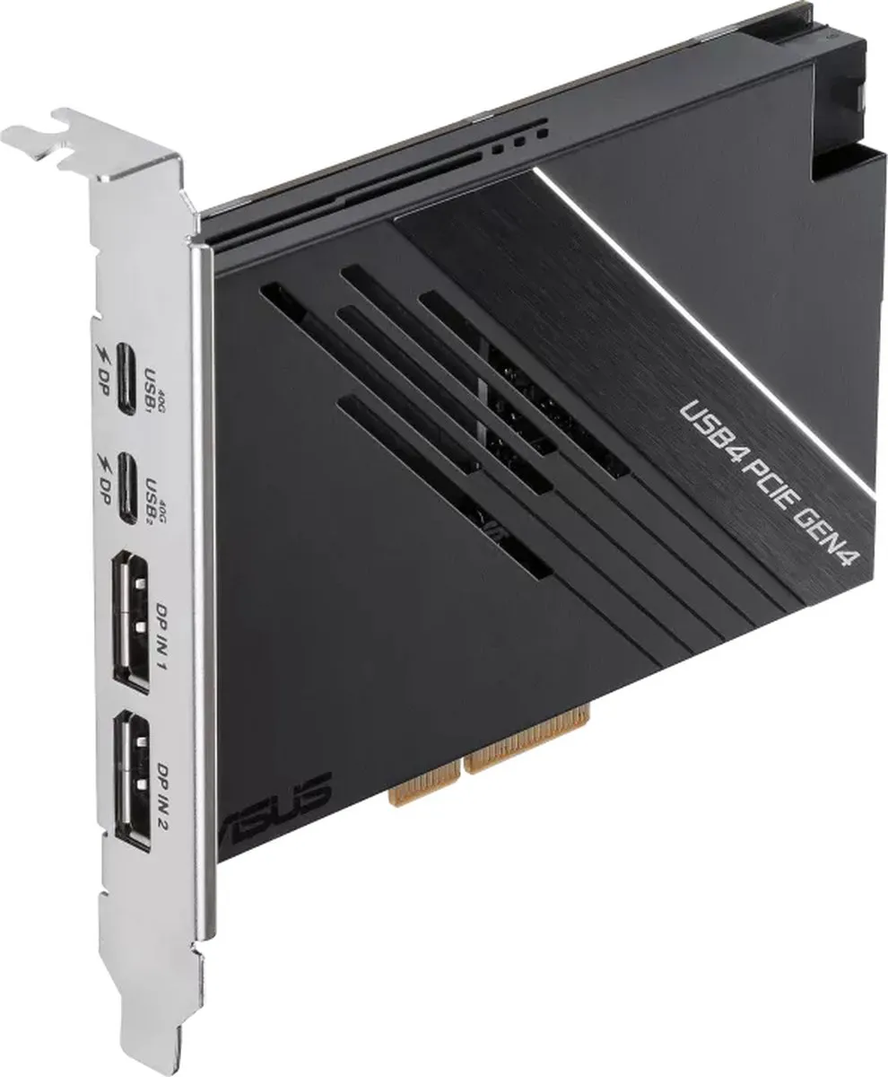 ASUS USB4 PCIe Gen4 Kaart 90MC0CE0-M0EAY0 - Intern DisplayPort/USB-C