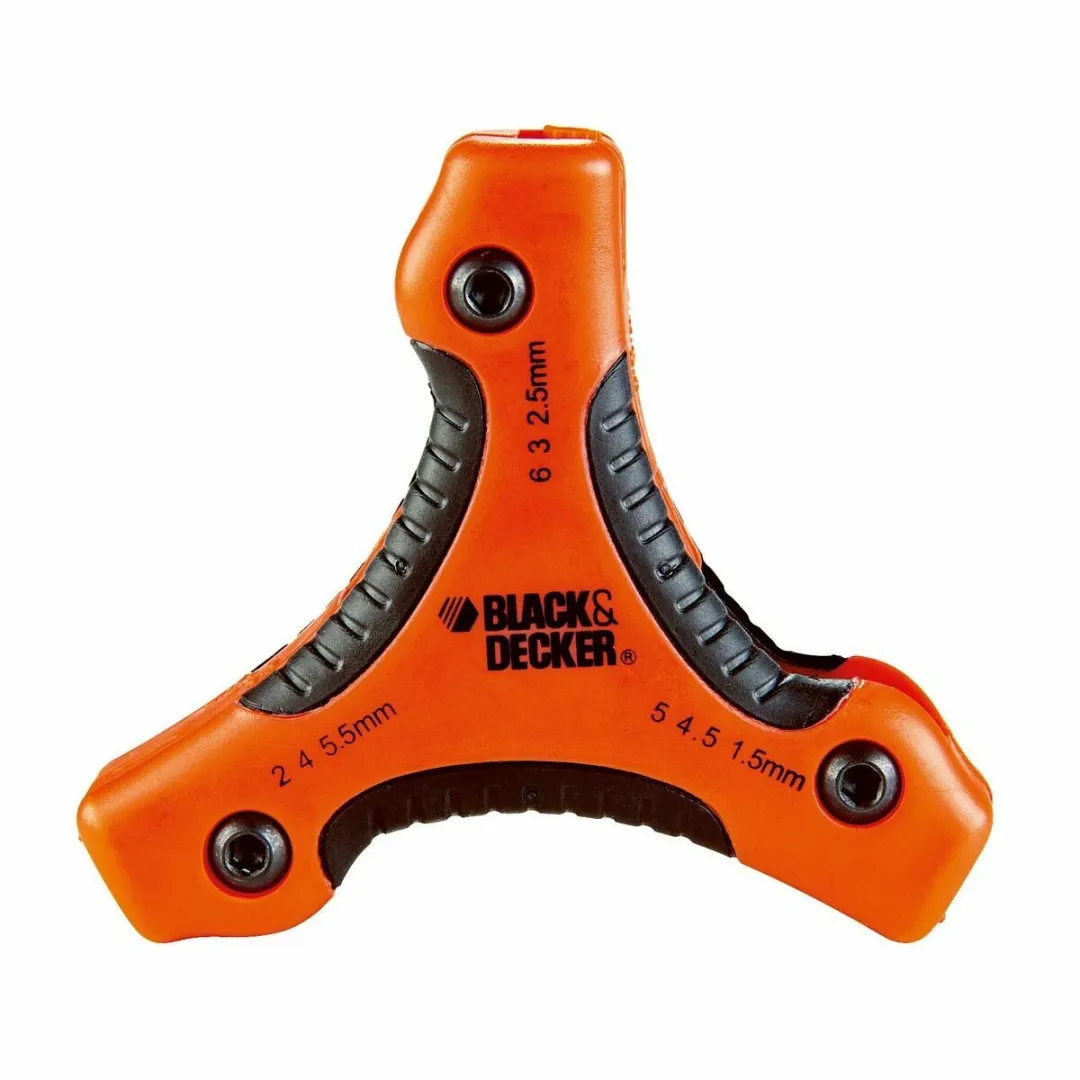 BLACK+DECKER BDHT0-71628 Vouwbare Inbussleutelset 9-delig 1,5-6mm - afbeelding 4 van 4