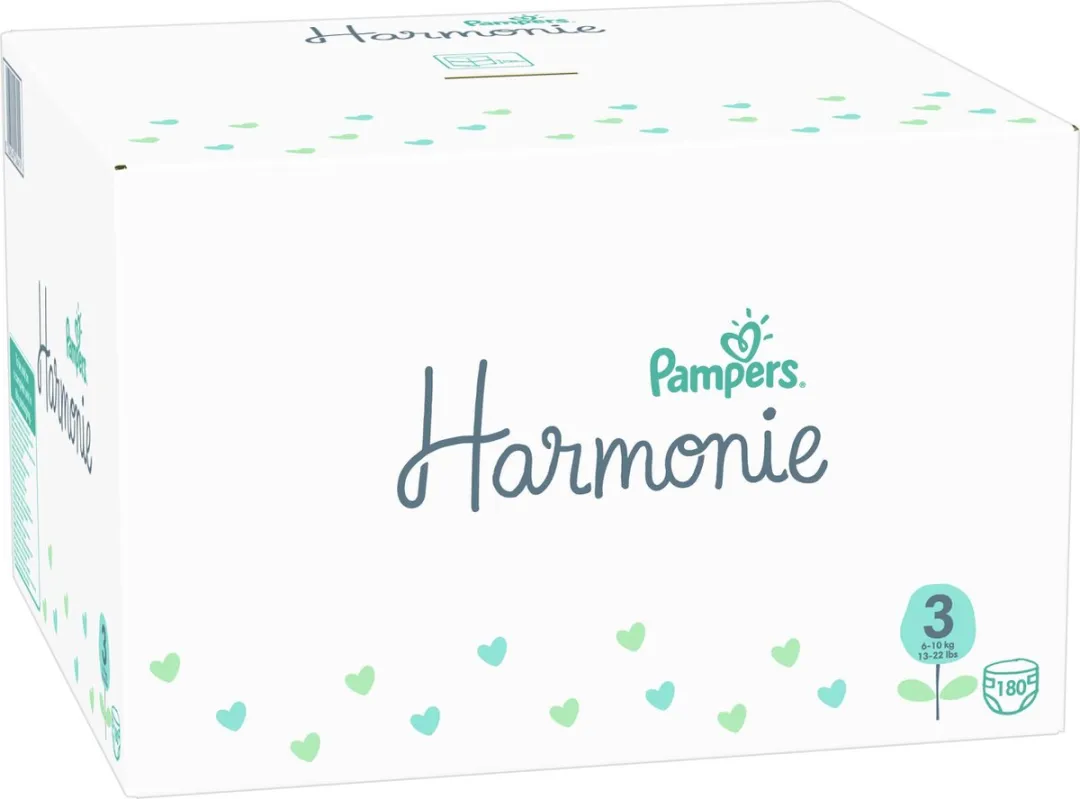 Pampers Harmonie Maat 3 Luiers - 180 Stuks