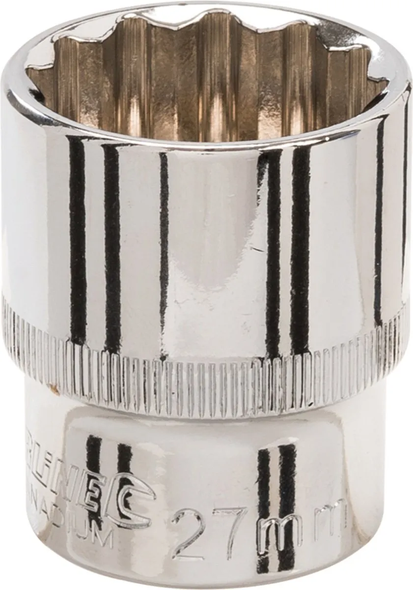 Silverline Metrische zeskantdop 27mm - 12-kant