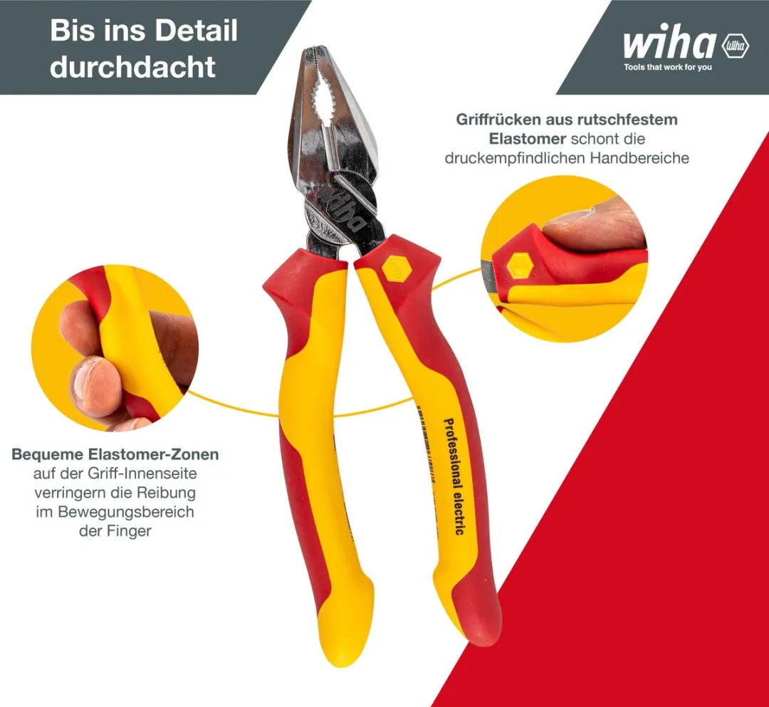 Wiha Tangenset Professional Electric 3-delig Z99000106 - Wit