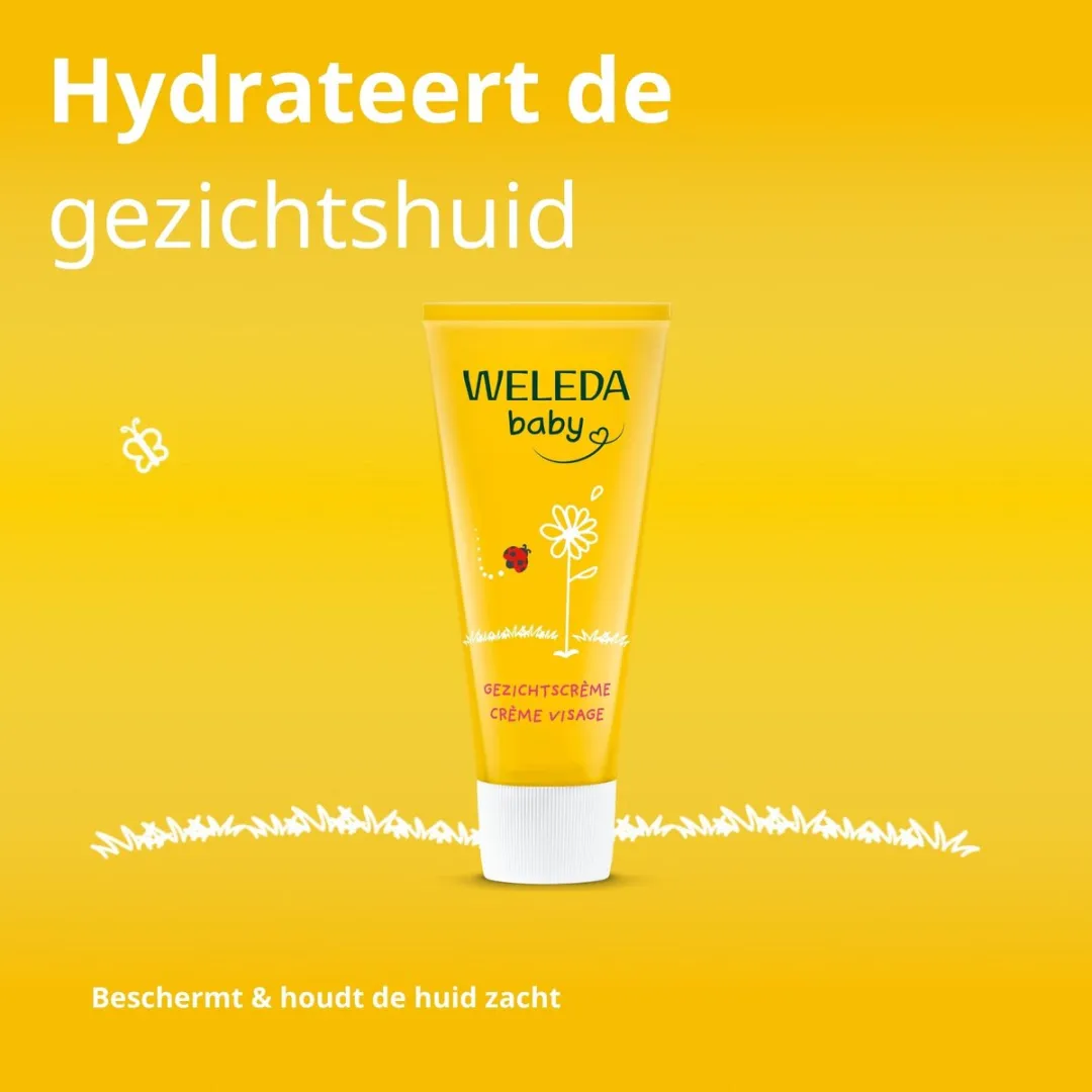 Weleda Baby Gezichtscrème Calendula & Kamille 50ml