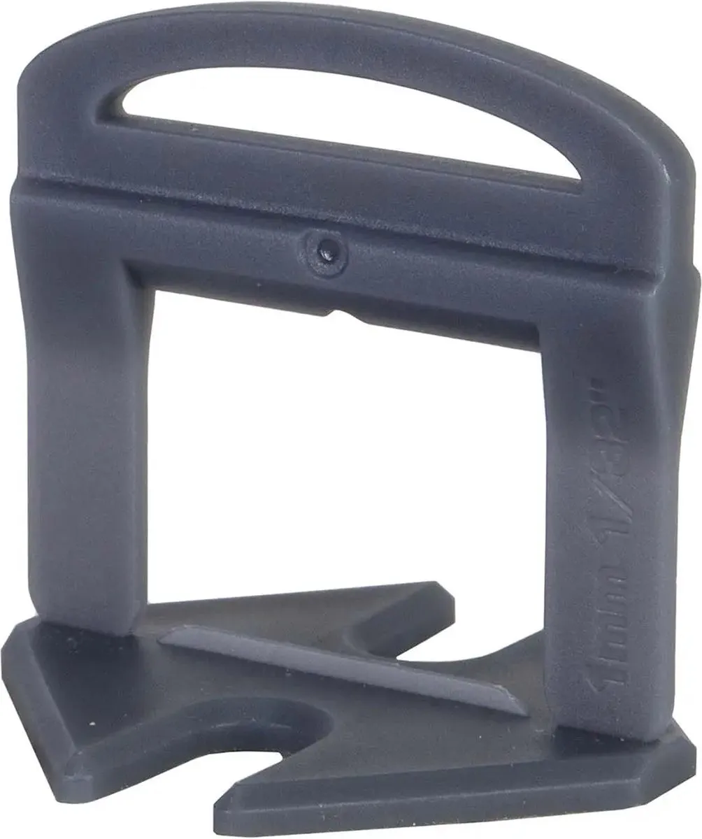 Rubi Levelling Clips 02870 - 2400 Stuks - Antraciet