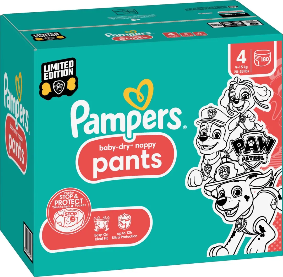 Pampers Baby Pants Maat 4 Maxi 179 Stuks