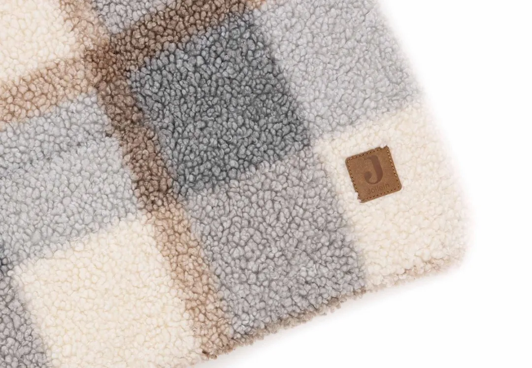 Jollein Boxkleed 100x100cm - Check Boucle
