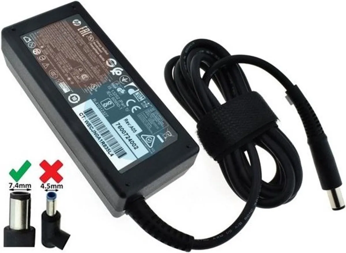 HP Notebook 90W AC Smart Adapter ED495AA - Zwart