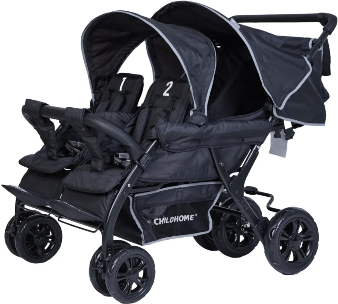 Childhome Quadruple Kinderwagen 4 Zitplaatsen