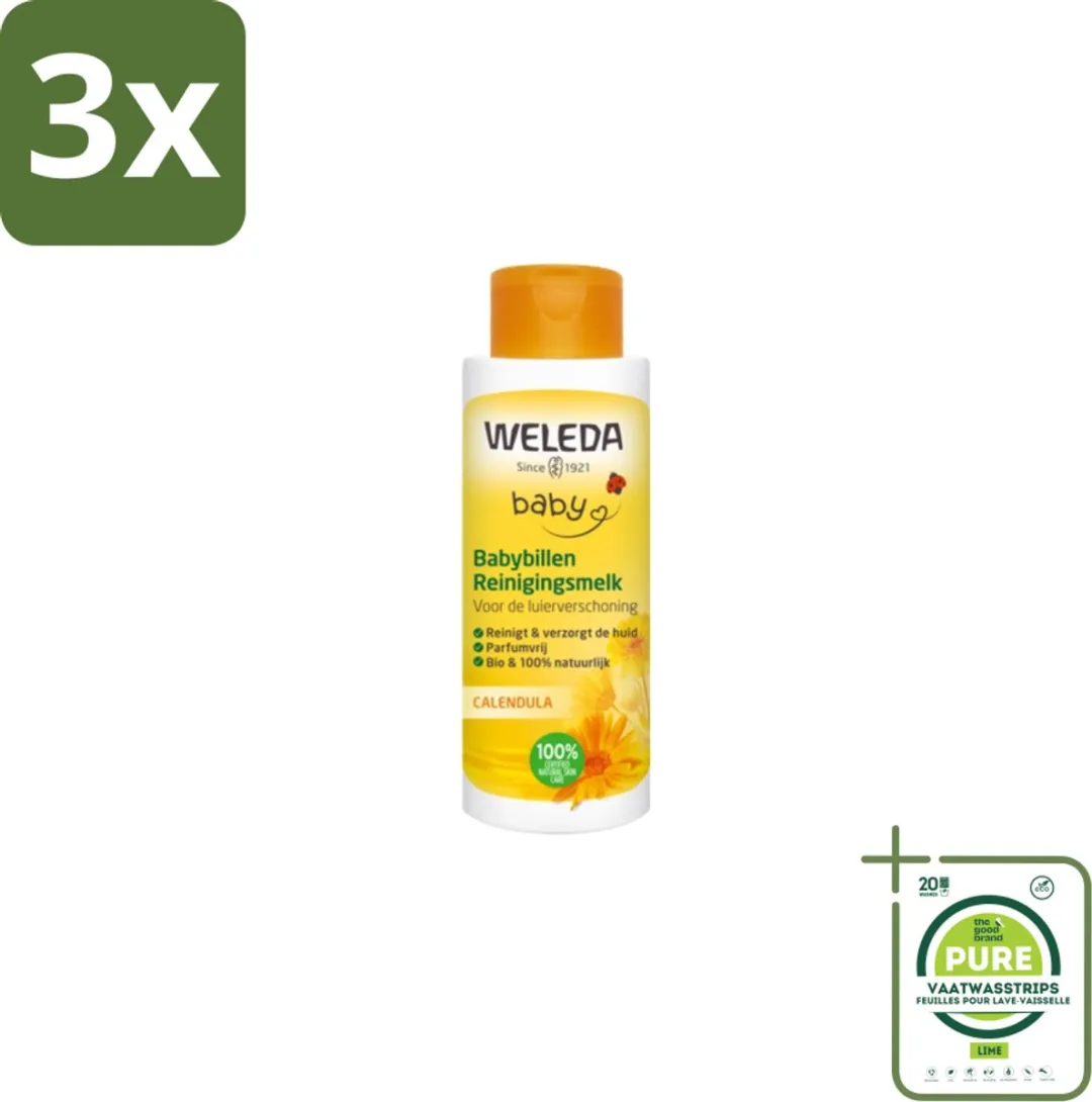 Weleda Reinigingsmelk Babybillen Calendula 400ml