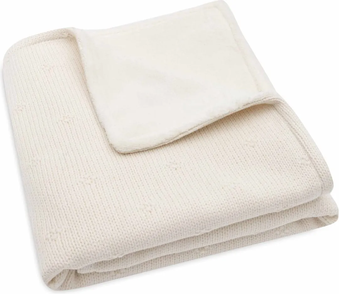 Jollein Deken Wieg 75x100cm Cosy Knit Ivory