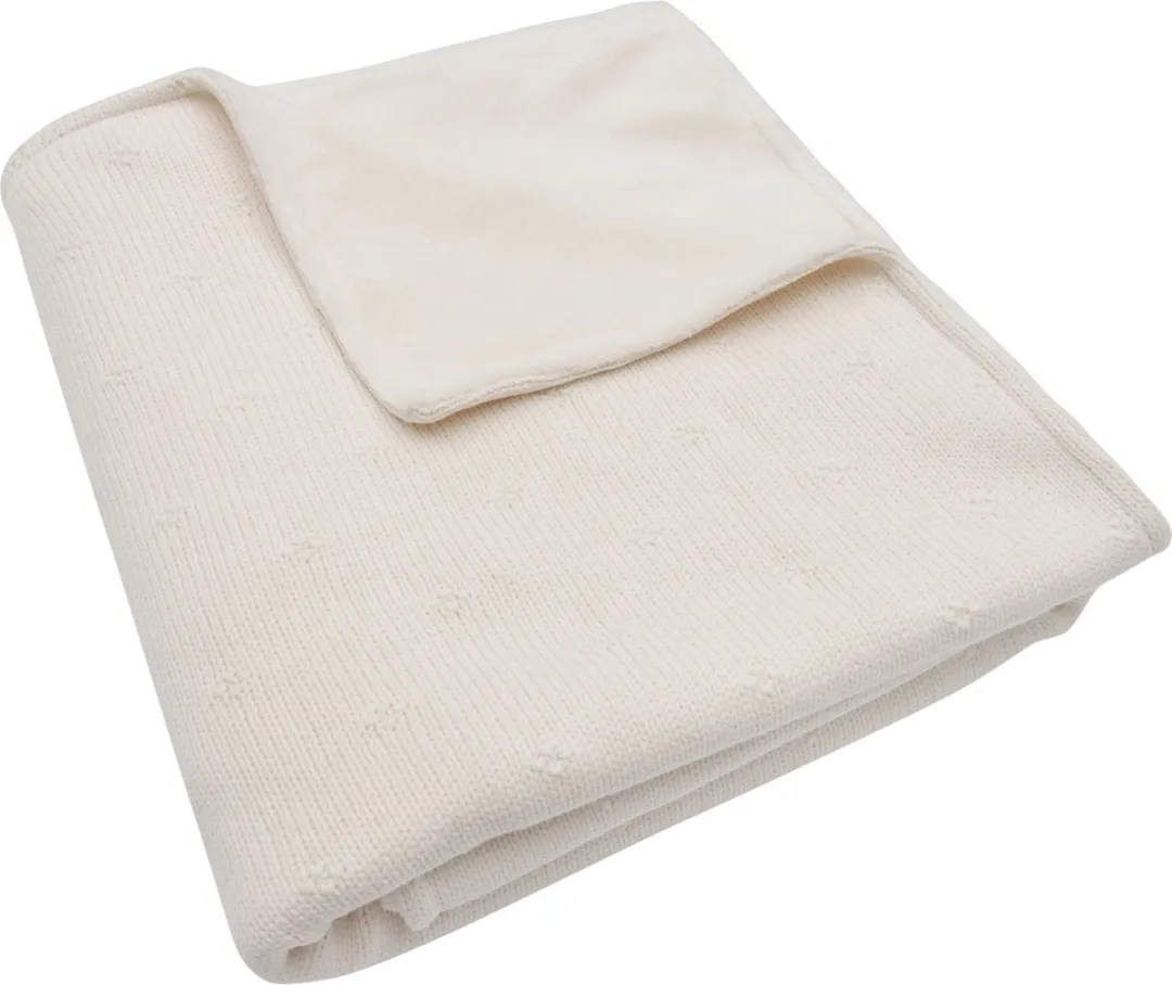 Jollein Deken Wieg 75x100cm Cosy Knit Ivory